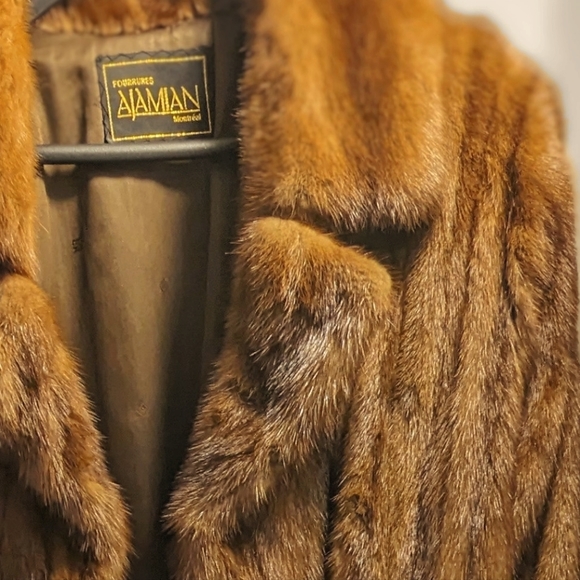 Vintage 1970s Long Fur Coat - Made in Montreal, Canada - Picture 1 of 2